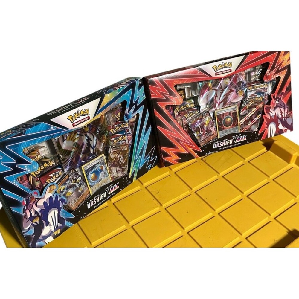 🔥 Pokémon Urshifu VMAX Rapid Strike & Single Strike Premium Collection Boxes 🔥